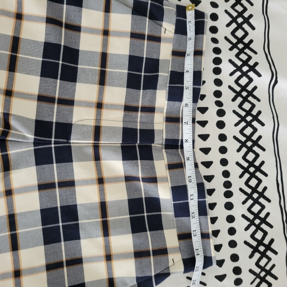 Ann Taylor Factory Women's Wide Leg Plaid Pants Trousers Size 4 - Picture 4 of 12